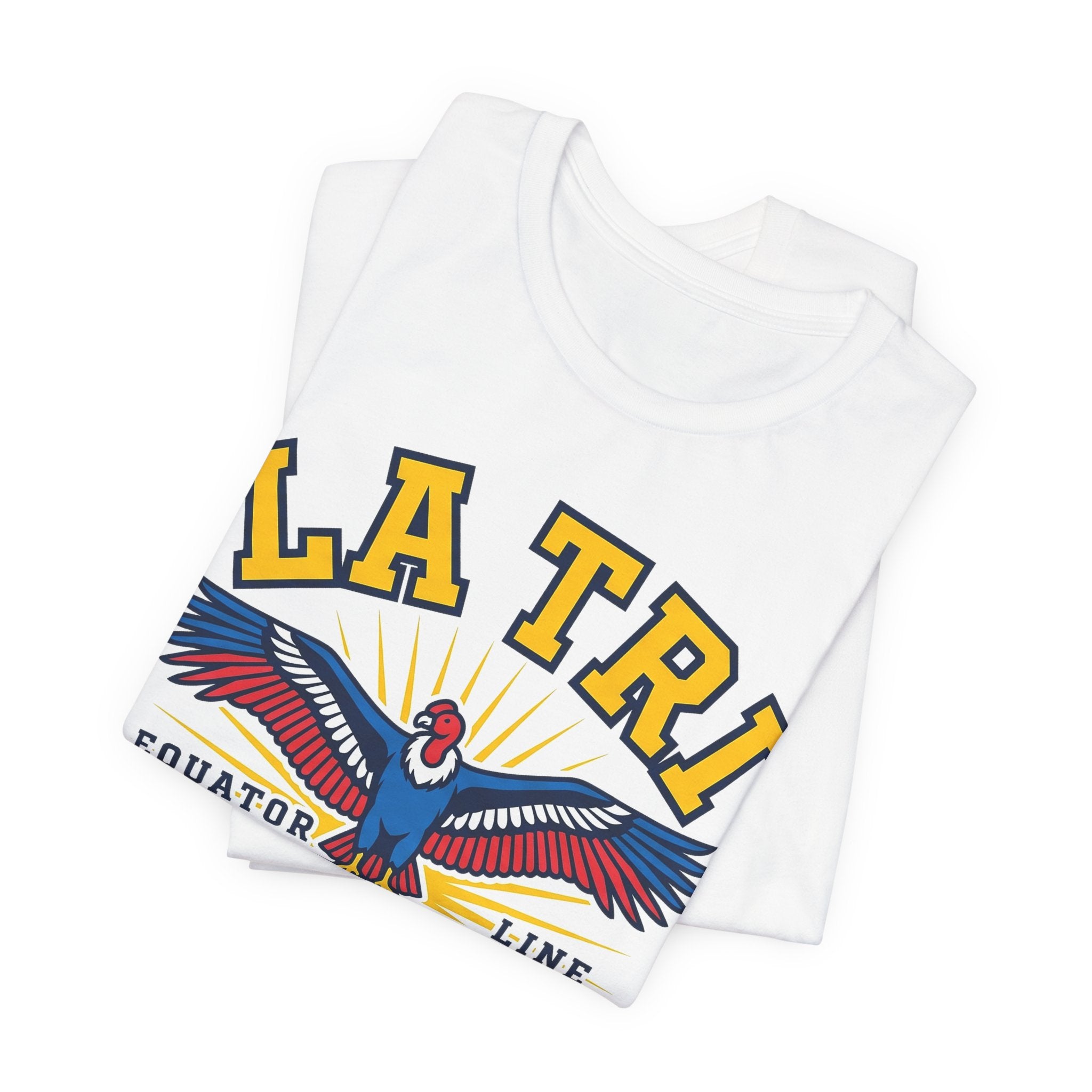 Ecuador 2026 Football Fan T-Shirt | Add Your Name & Number | La Tri Yellow Never Fades | La Tri Football Gift | Men Women Soccer Tee