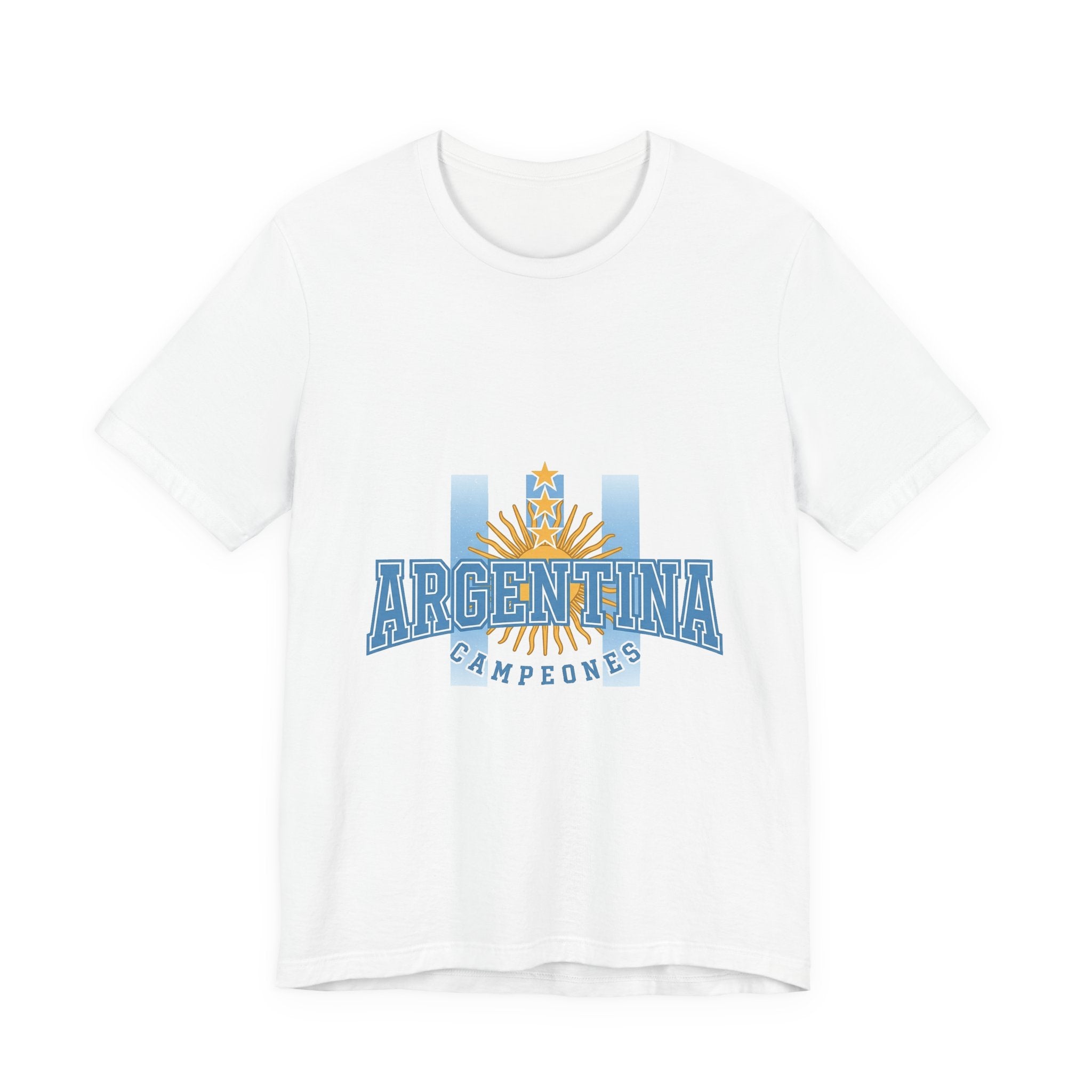 Argentina Soccer Fan T-Shirt | Albiceleste Three Stars Tee | 2026 Football Gift | Sun of May Futbol Shirt Men Women