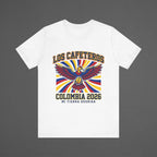 Colombia 2026 Football Fan T-Shirt | Add Your Name & Number | Coffee Condor Cumbia | Los Cafeteros Football Gift | Men Women Soccer Tee