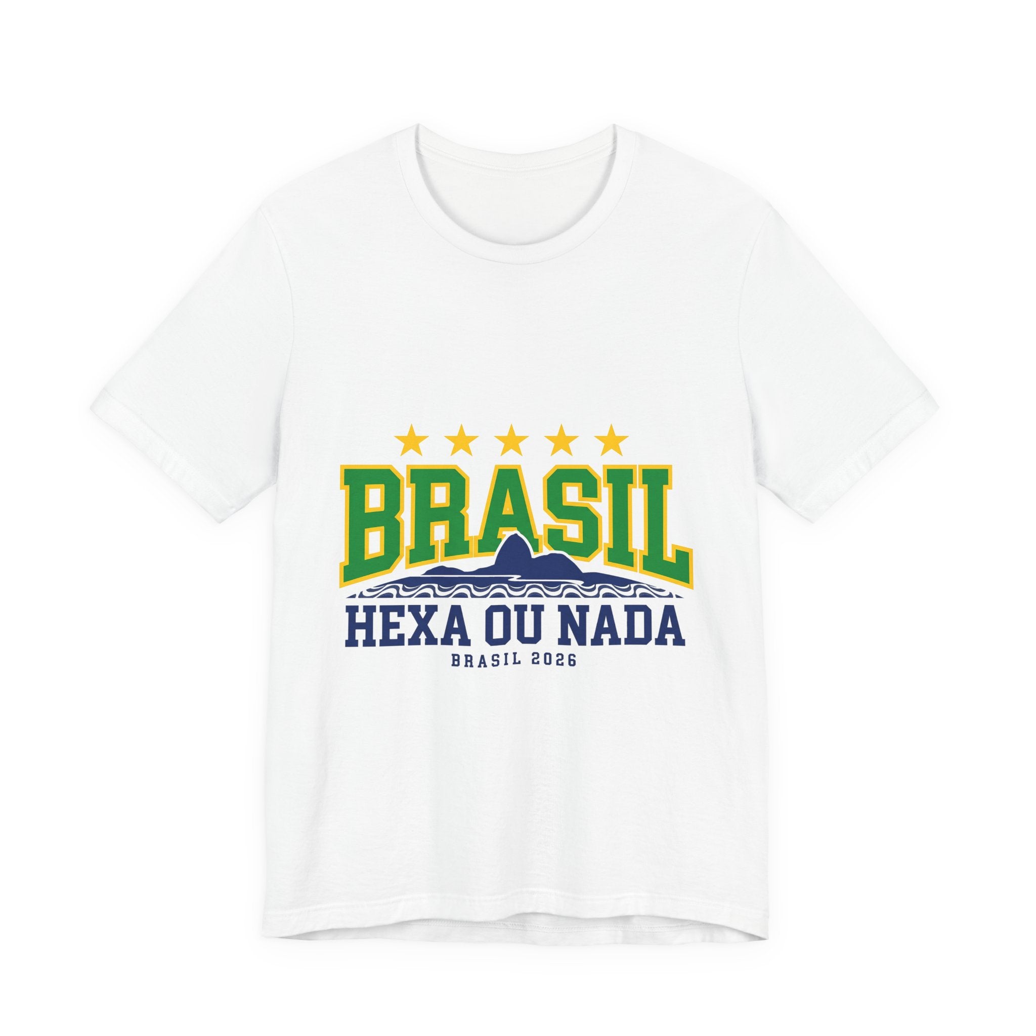 Brazil Soccer Fan T-Shirt | Selecao Canarinho Five Stars Tee | 2026 Football Gift | Brasil Futebol Shirt Men Women