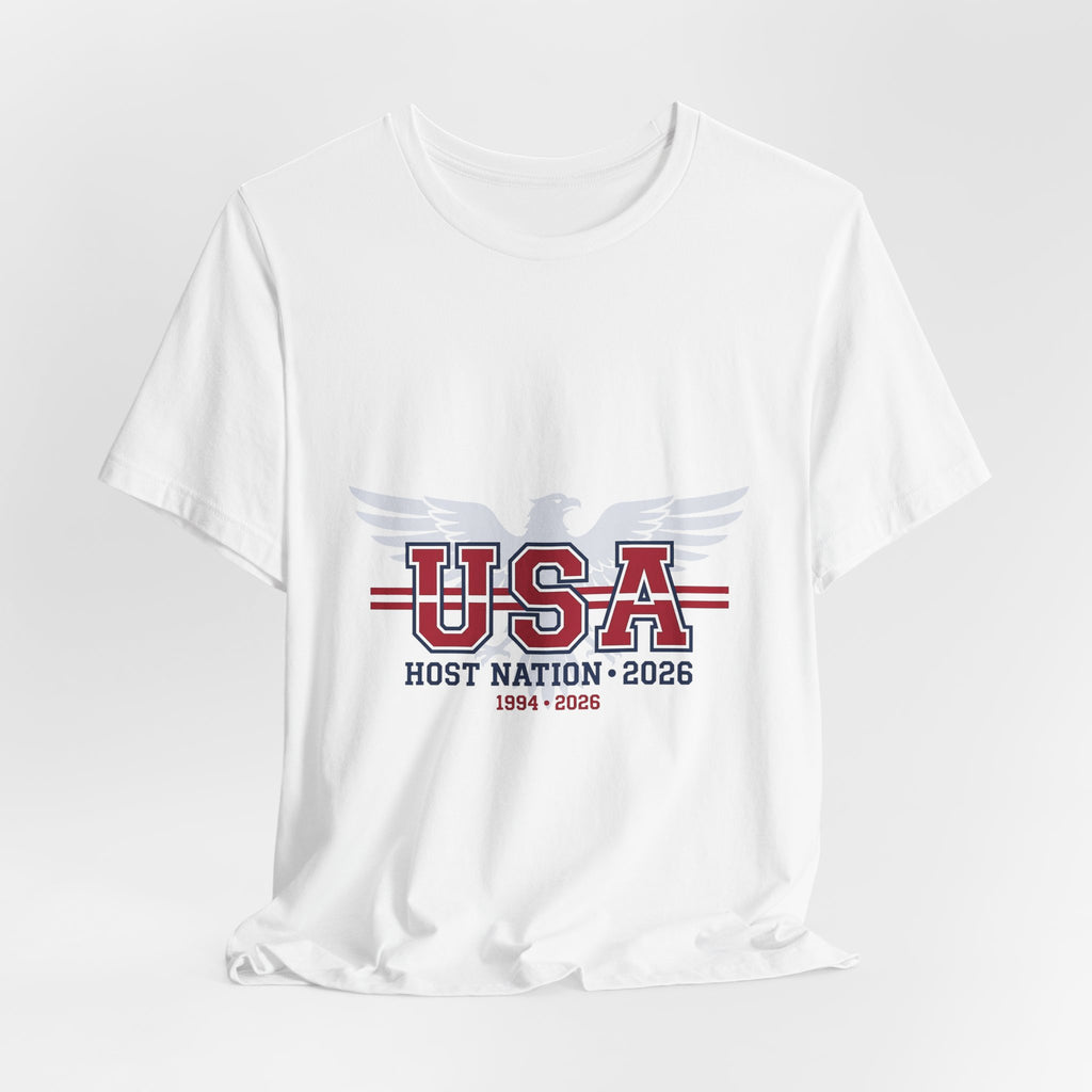 USA Soccer Fan T-Shirt | 2026 Football Gift | American Eagle Stars Stripes Tee | Host Nation Futbol Shirt Men Women