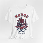 Norway 2026 Football Fan T-Shirt | Add Your Name & Number | Vikings Era | First Time Since 1998 | Norge Football Gift | Men Women Soccer Tee