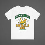 Australia 2026 Football Fan T-Shirt | Add Your Name & Number | 4am Alarm Green & Gold | Socceroos Football Gift | Men Women Soccer Tee