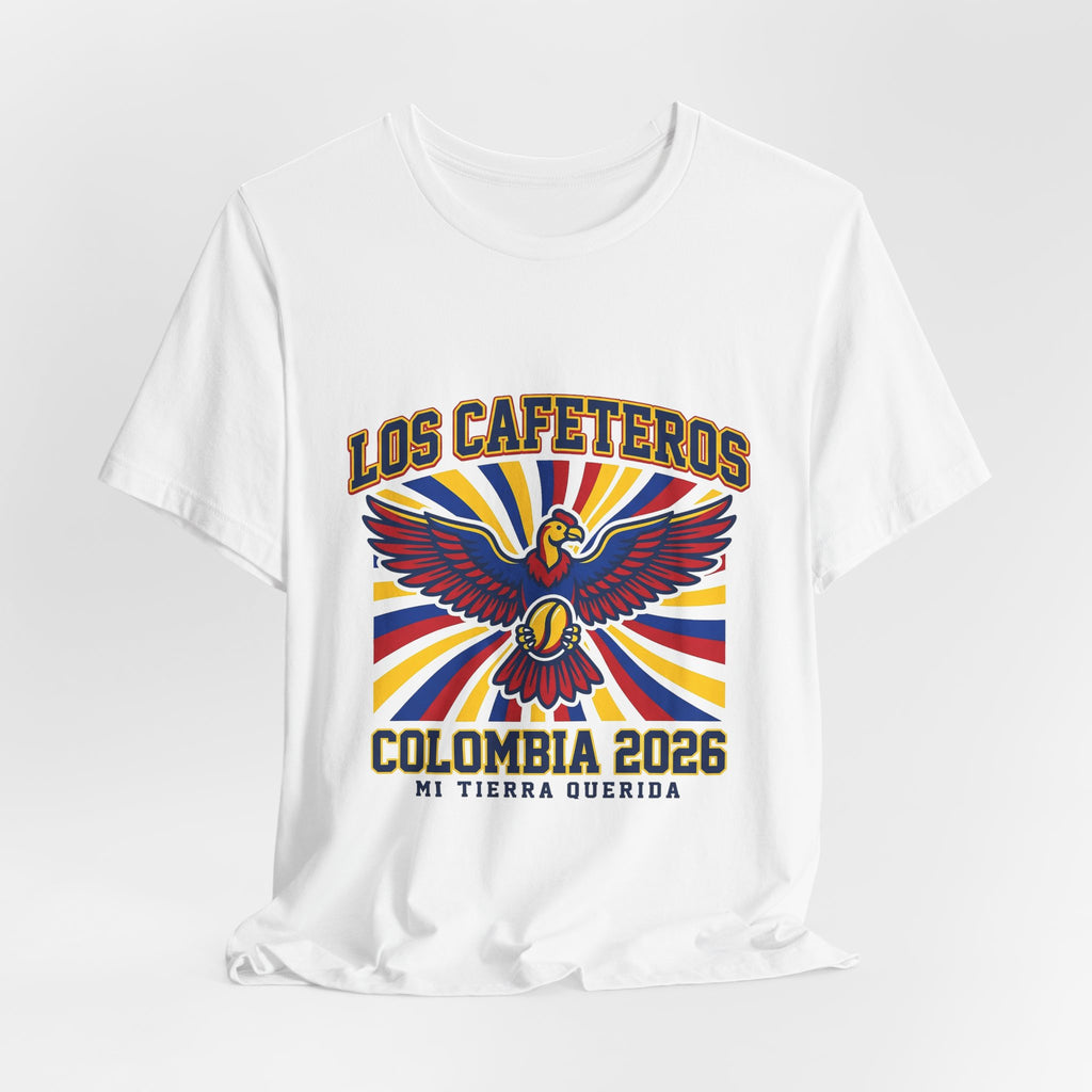 Colombia Soccer Fan T-Shirt | Los Cafeteros Amarillo Tee | 2026 Football Gift | Colombian Condor Futbol Shirt Unisex