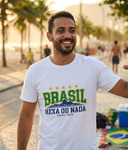 Brazil 2026 Football Fan T-Shirt | Add Your Name & Number | Five Stars Samba Soul | Seleção Football Gift | Men Women Soccer Tee