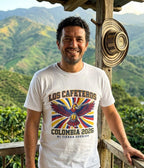 Colombia 2026 Football Fan T-Shirt | Add Your Name & Number | Coffee Condor Cumbia | Los Cafeteros Football Gift | Men Women Soccer Tee