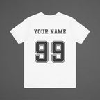 Canada 2026 Football Fan T-Shirt | Add Your Name & Number | Host Nation Les Rouges 2026 | Les Rouges Football Gift | Men Women Soccer Tee