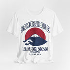 Japan 2026 Football Fan T-Shirt | Add Your Name & Number | Samurai Blue Giant Killers | Samurai Blue Football Gift | Men Women Soccer Tee