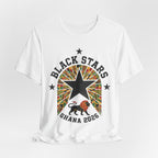 Ghana 2026 Football Fan T-Shirt | Add Your Name & Number | Black Stars Africa's Heartbeat | Black Stars Football Gift | Men Women Soccer Tee