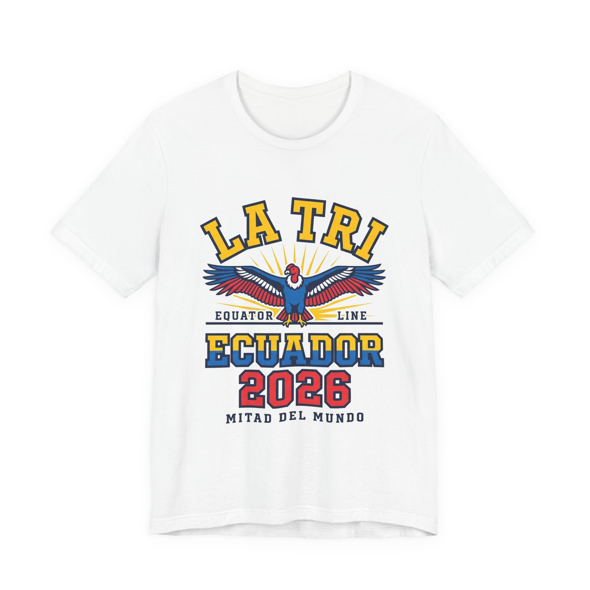 Ecuador Soccer Fan T-Shirt | La Tri Andean Condor Tee | 2026 Football Gift | Ecuatoriano Futbol Shirt Men Women