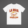 Spain 2026 Football Fan T-Shirt | Add Your Name & Number | La Roja Euro 2024 Champions | La Roja Football Gift | Men Women Soccer Tee