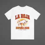 Spain 2026 Football Fan T-Shirt | Add Your Name & Number | La Roja Euro 2024 Champions | La Roja Football Gift | Men Women Soccer Tee