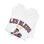 France 2026 Football Fan T-Shirt | Add Your Name & Number | Two Stars Les Bleus Allez | Les Bleus Football Gift | Men Women Soccer Tee