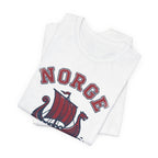 Norway 2026 Football Fan T-Shirt | Add Your Name & Number | Vikings Era | First Time Since 1998 | Norge Football Gift | Men Women Soccer Tee