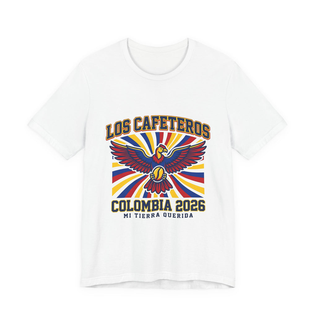 Colombia Soccer Fan T-Shirt | Los Cafeteros Amarillo Tee | 2026 Football Gift | Colombian Condor Futbol Shirt Unisex