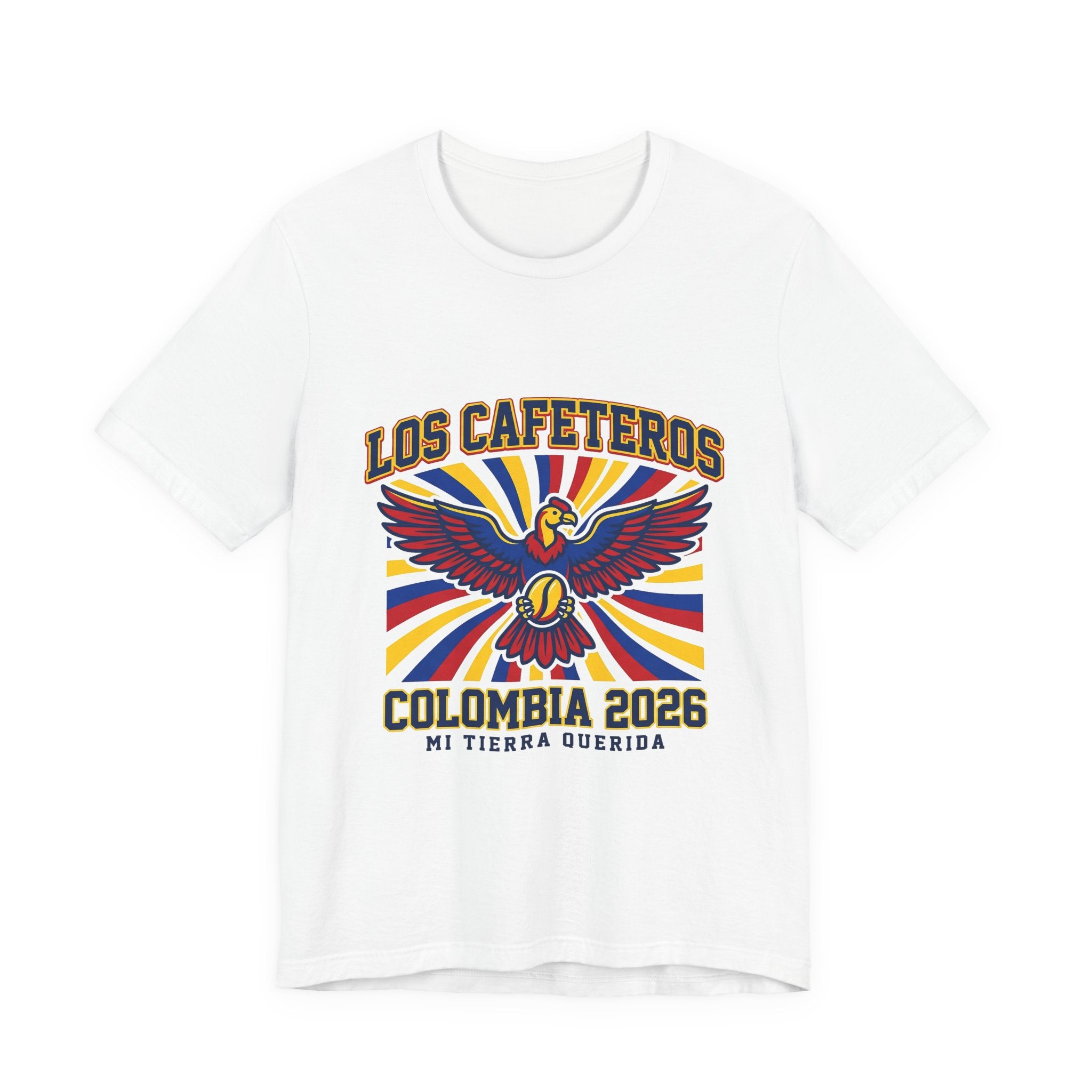 Colombia Soccer Fan T-Shirt | Los Cafeteros Amarillo Tee | 2026 Football Gift | Colombian Condor Futbol Shirt Unisex