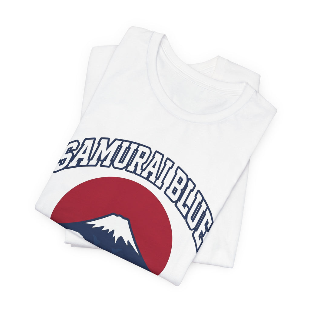 Japan Soccer Fan T-Shirt | Samurai Blue Nippon Tee | 2026 Football Gift | Japanese Wave Ukiyo Futbol Shirt Unisex