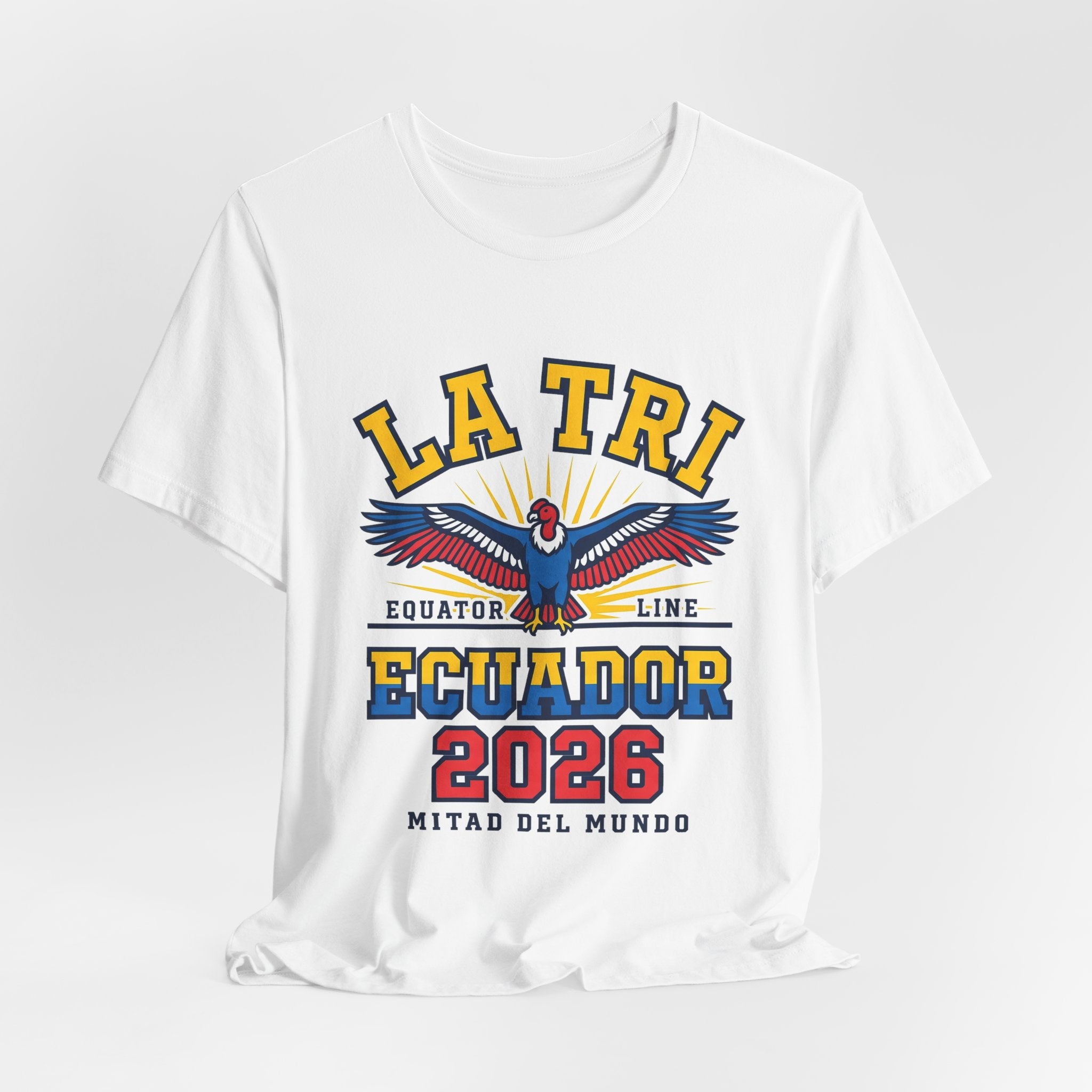 Ecuador Soccer Fan T-Shirt | La Tri Andean Condor Tee | 2026 Football Gift | Ecuatoriano Futbol Shirt Men Women