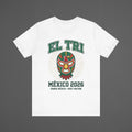 Mexico 2026 Football Fan T-Shirt | Add Your Name & Number | El Tri Host Nation Since 1986 | El Tri Football Gift | Men Women Soccer Tee