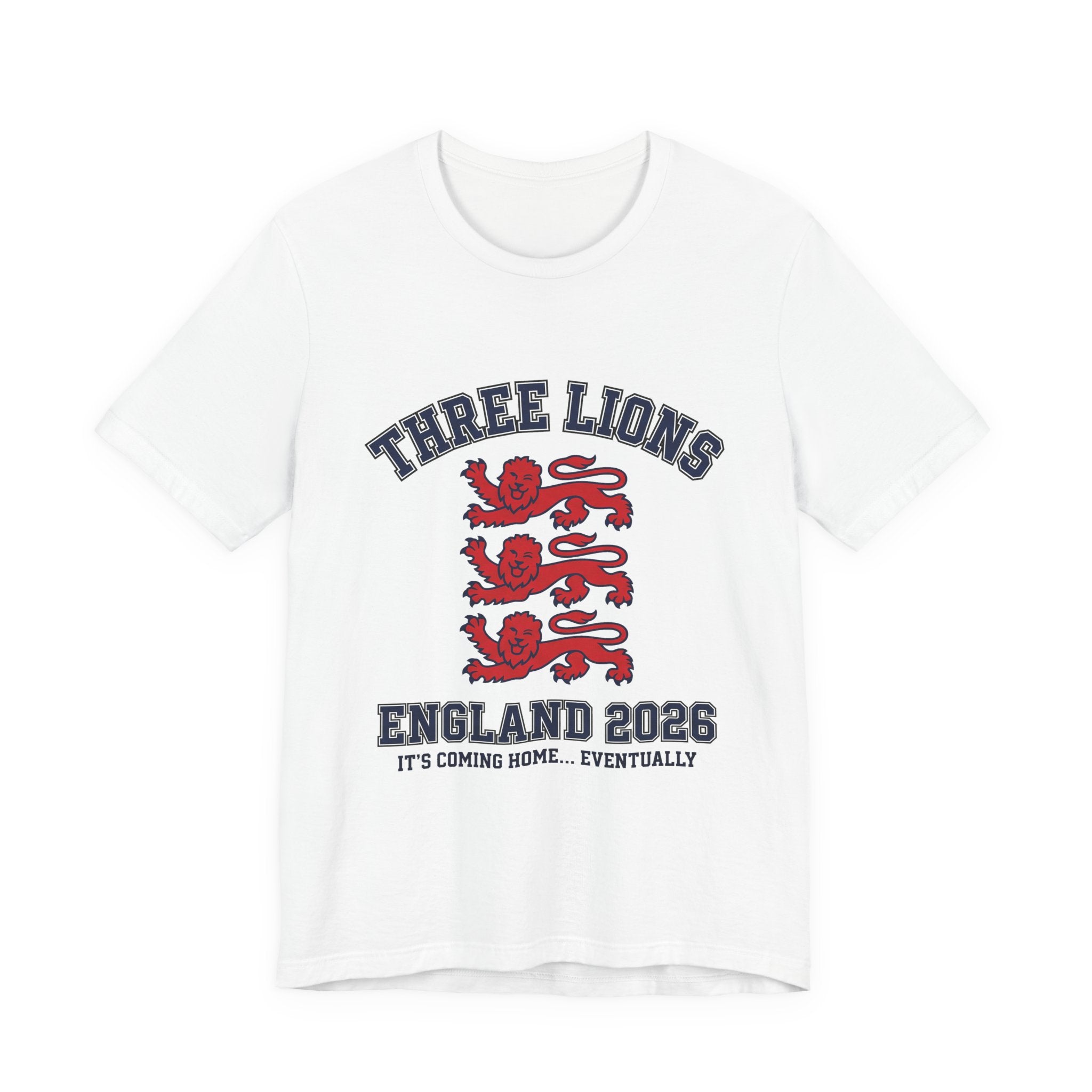 England Soccer Fan T-Shirt | Three Lions Tee | 2026 Football Gift | St George Cross Footy Shirt Men Women Unisex