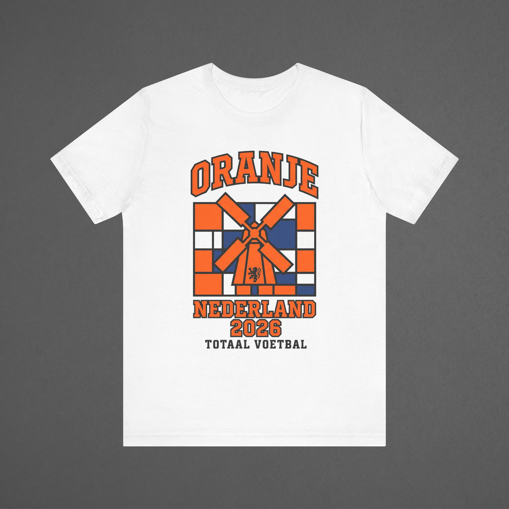 Netherlands 2026 Football Fan T-Shirt | Add Your Name & Number | Oranje Total Football Legacy | Oranje Football Gift | Men Women Soccer Tee