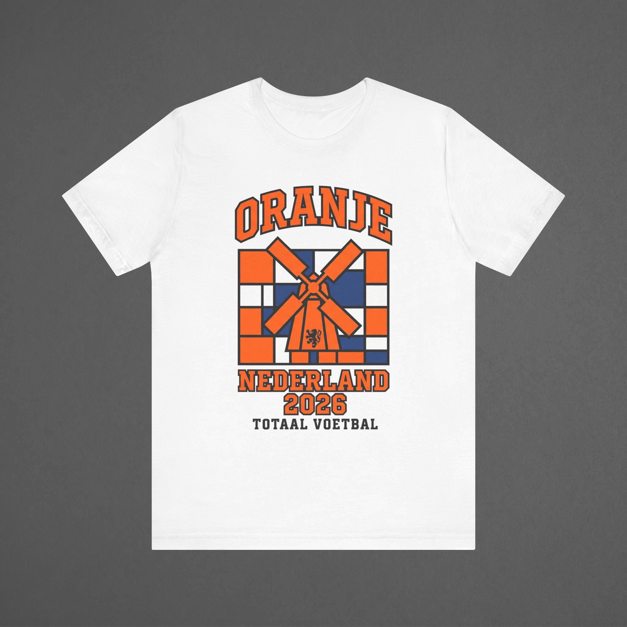 Netherlands 2026 Football Fan T-Shirt | Add Your Name & Number | Oranje Total Football Legacy | Oranje Football Gift | Men Women Soccer Tee