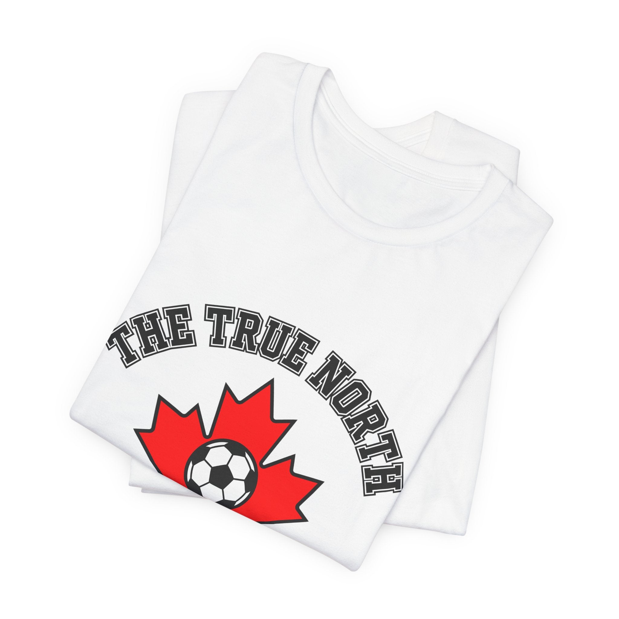 Canada Soccer Fan T-Shirt | Les Rouges Maple Leaf Tee | 2026 Football Gift | Host Nation Canadian Futbol Shirt